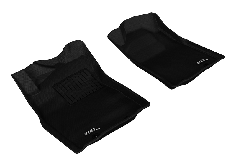 3D MAXpider 2012-2015 Toyota Tacoma Reg/Acs Cab Kagu 1st Row Floormat - Black