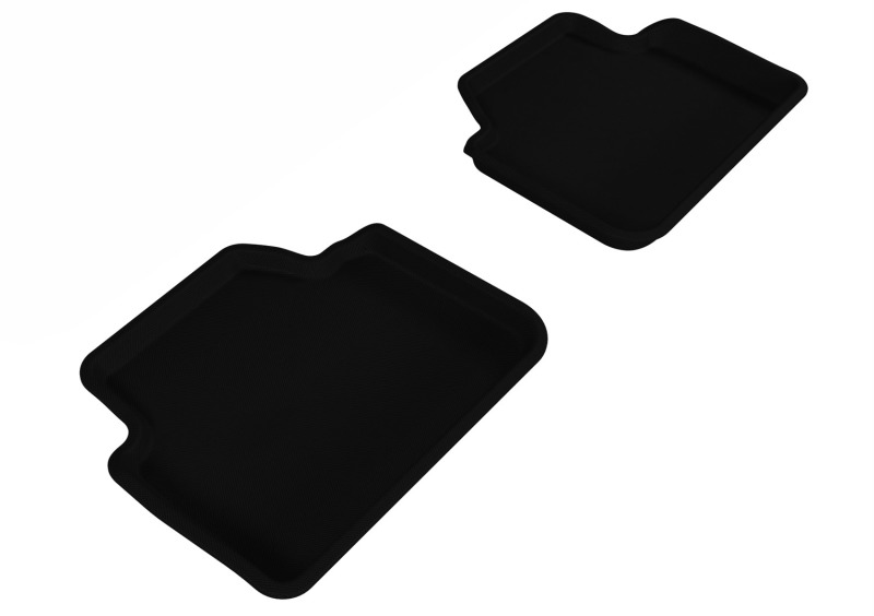 3D MAXpider 2006-2011 BMW 3 Series/X3 E90/E83 Kagu 2nd Row Floormats - Black