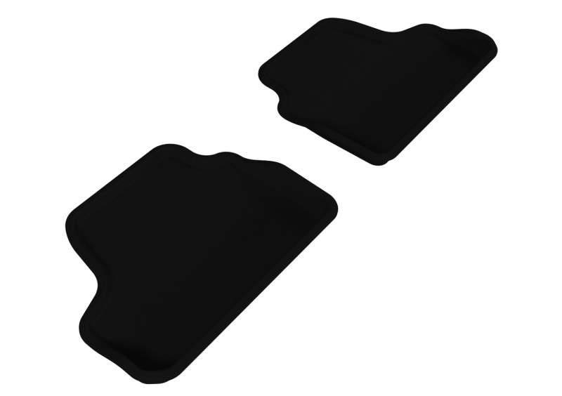 3D MAXpider 2007-2013 BMW 3 Series E93 Kagu 2nd Row Floormats - Black