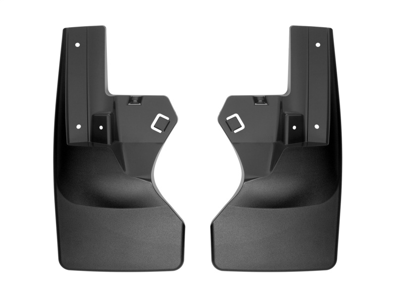 WeatherTech 2020+ Jeep Gladiator Overland/Sport No Drill Mudflaps - Black