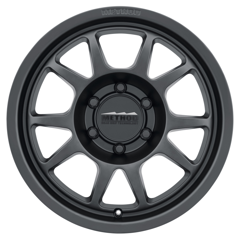 Method MR702 17x8.5 0mm Offset 6x135 87mm CB Matte Black Wheel