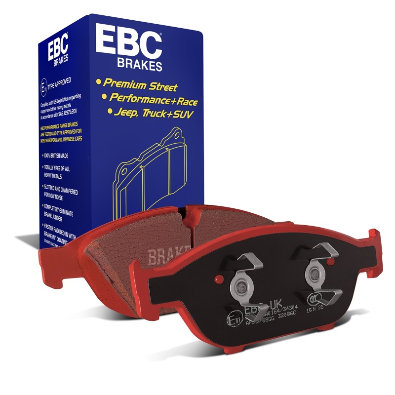 EBC 12+ Audi A6 Quattro 3.0 Supercharged Redstuff Front Brake Pads