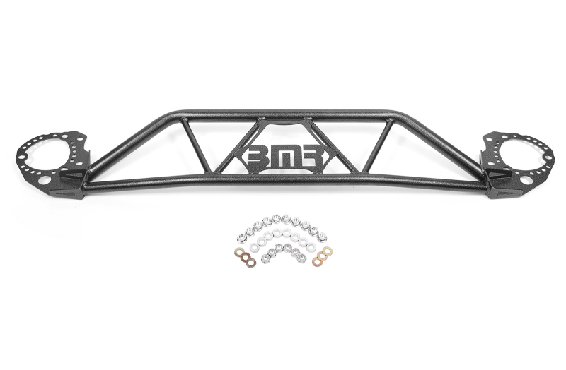 BMR 15-20 Ford Mustang Front Twin Tube Design Strut Tower Brace - Black Hammertone