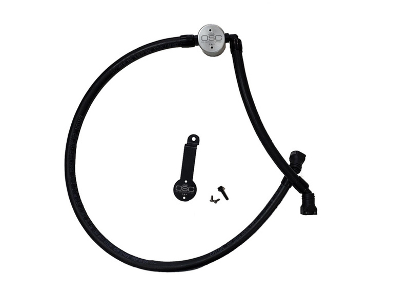 J&L 18-25 Jeep Wrangler JL 3.6L Driver Side Oil Separator 3.0 - Clear Anodized