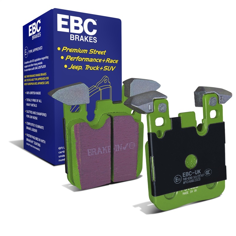EBC 14+ BMW 228 Coupe 2.0 Turbo Brembo calipers Greenstuff Rear Brake Pads