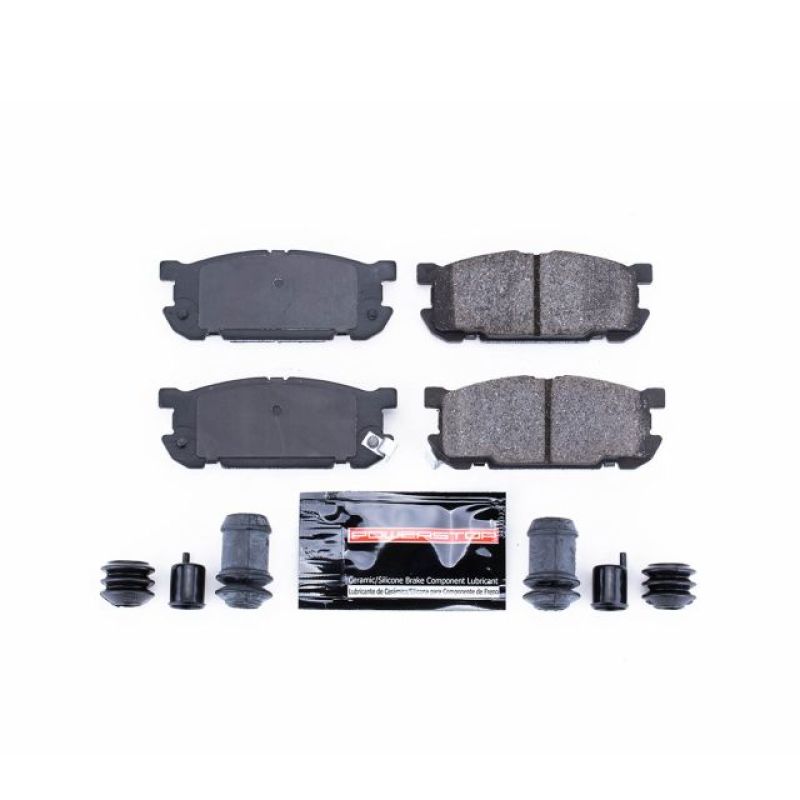 PowerStop - Z23 Daily Driver Carbon-Fiber Ceramic Brake Pads with Hardware Kit