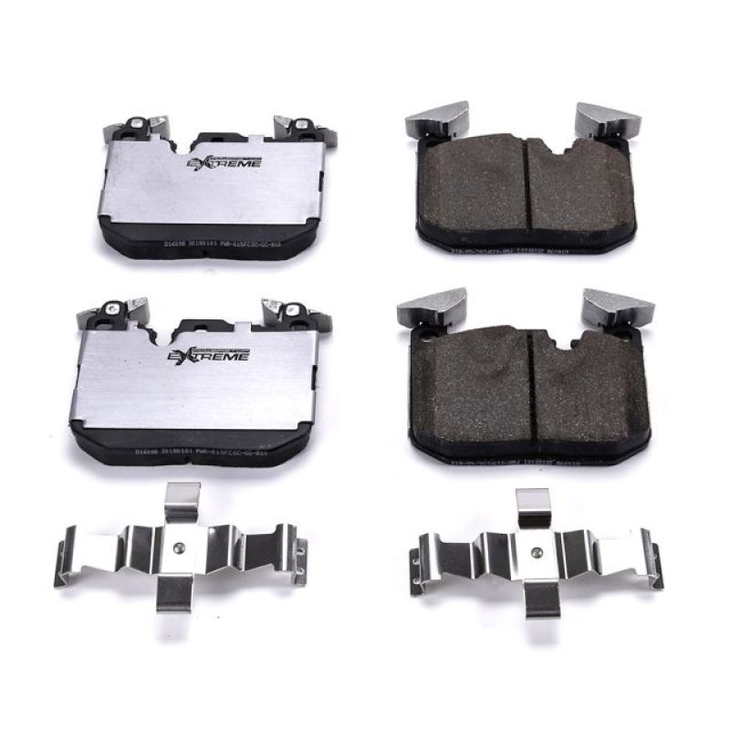 PowerStop - Z26 Performance Carbon-Fiber Ceramic Brake Pads with Hardware Kit