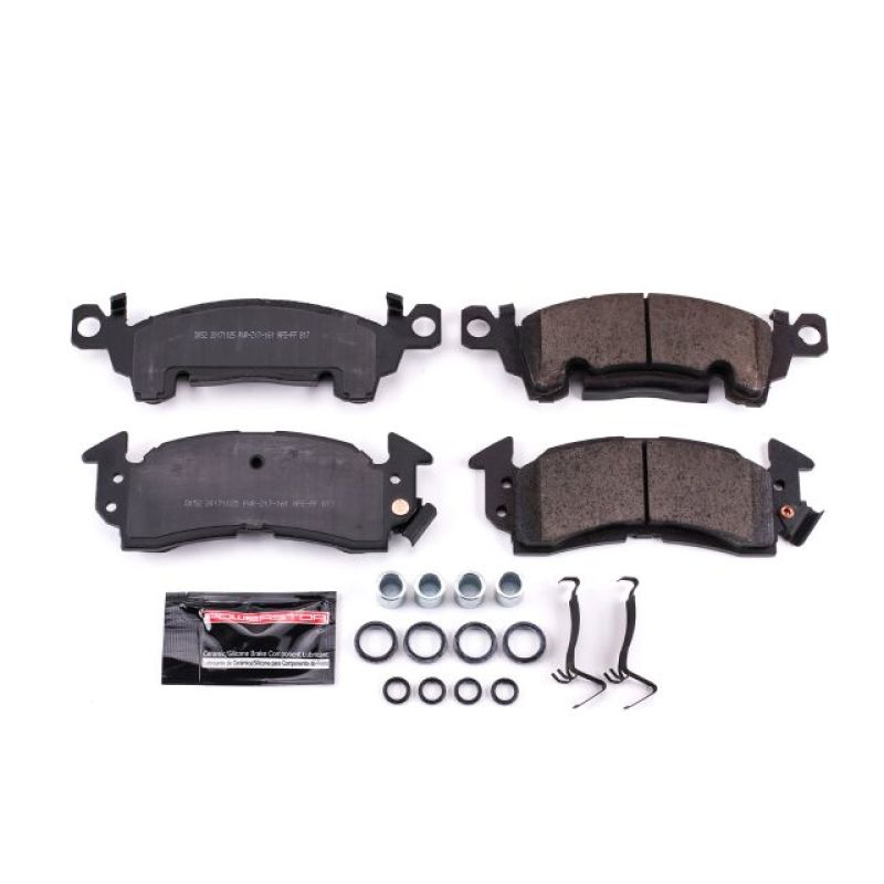 PowerStop - Z23 Daily Driver Carbon-Fiber Ceramic Brake Pads with Hardware Kit