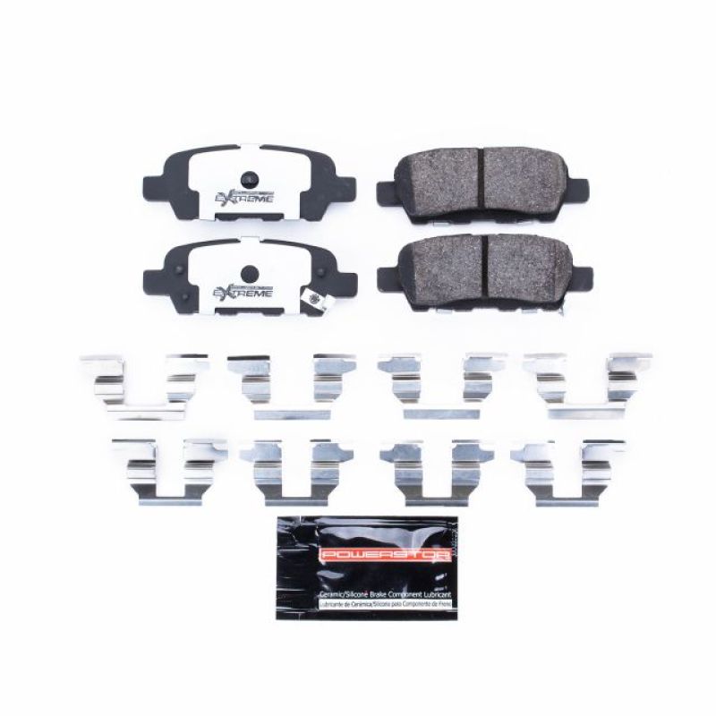 PowerStop - Z26 Performance Carbon-Fiber Ceramic Brake Pads with Hardware Kit