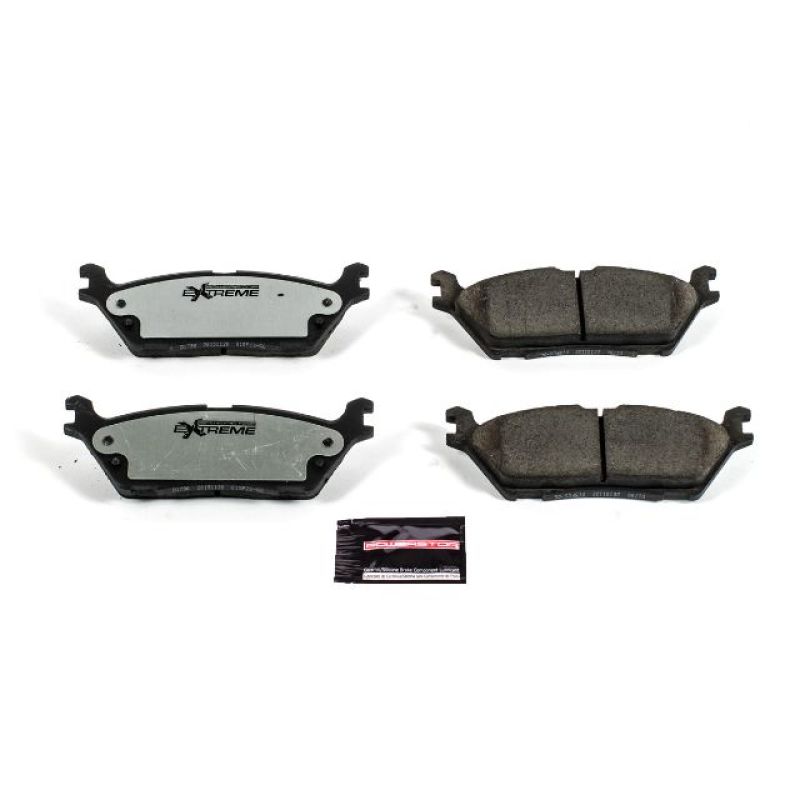 PowerStop - Z36 Truck and SUV Carbon-Fiber Ceramic Brake Pads with Hardware Kit