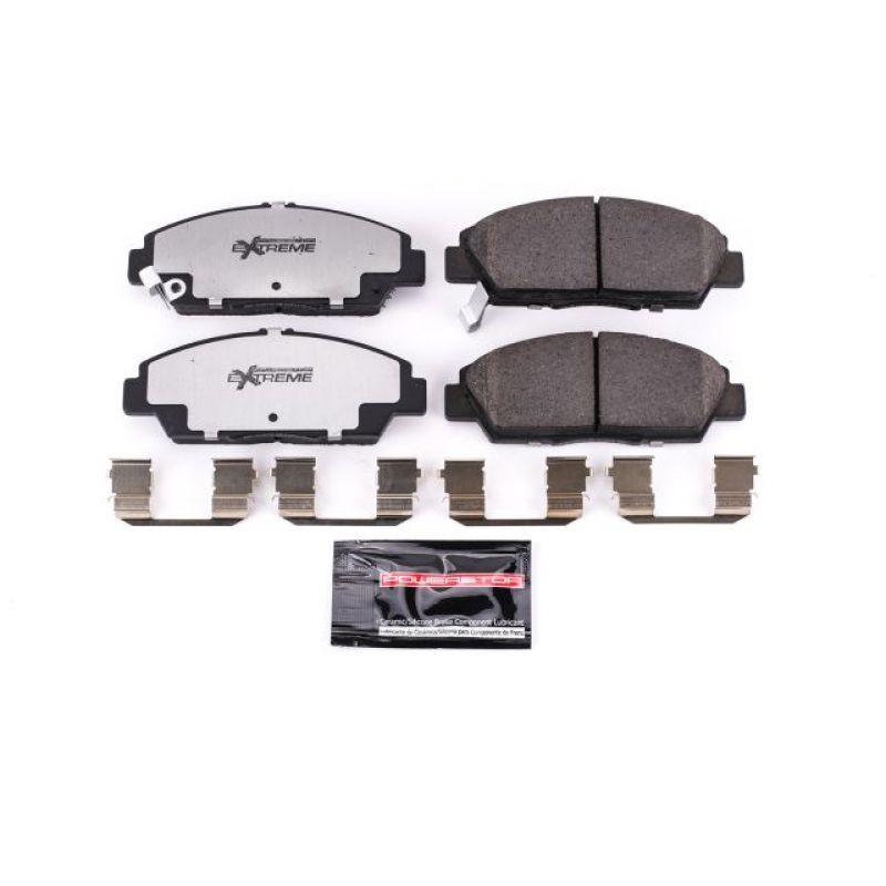 PowerStop - Z26 Performance Carbon-Fiber Ceramic Brake Pads with Hardware Kit