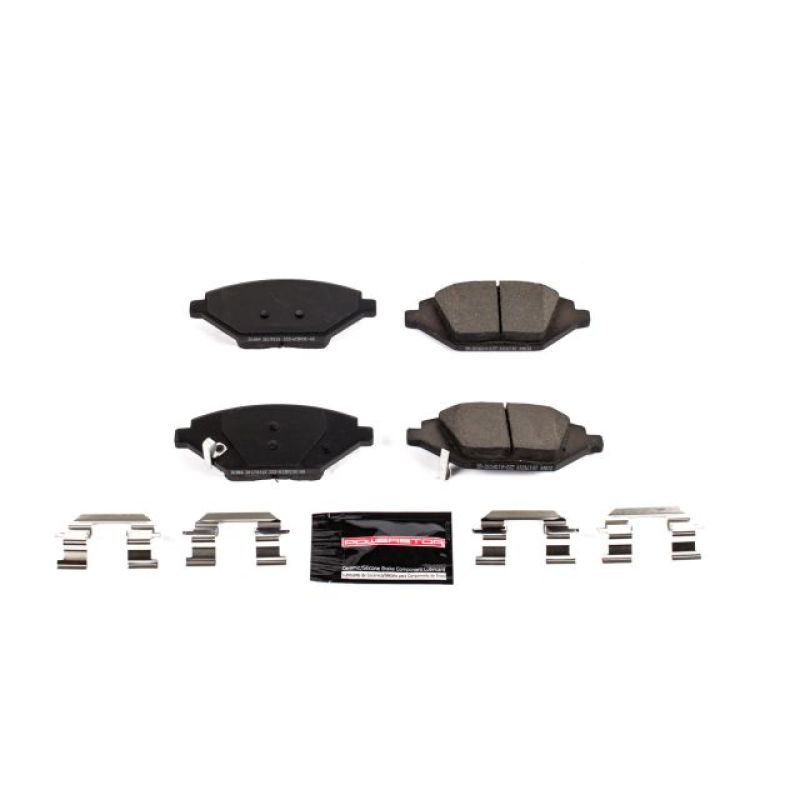 PowerStop - Z23 Daily Driver Carbon-Fiber Ceramic Brake Pads with Hardware Kit