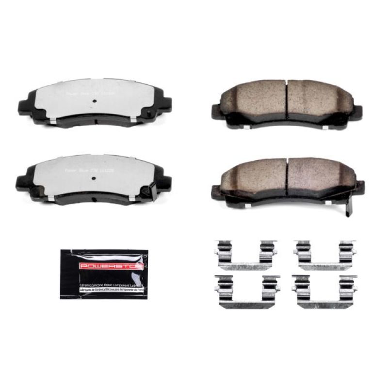 PowerStop - Z36 Truck and SUV Carbon-Fiber Ceramic Brake Pads with Hardware Kit