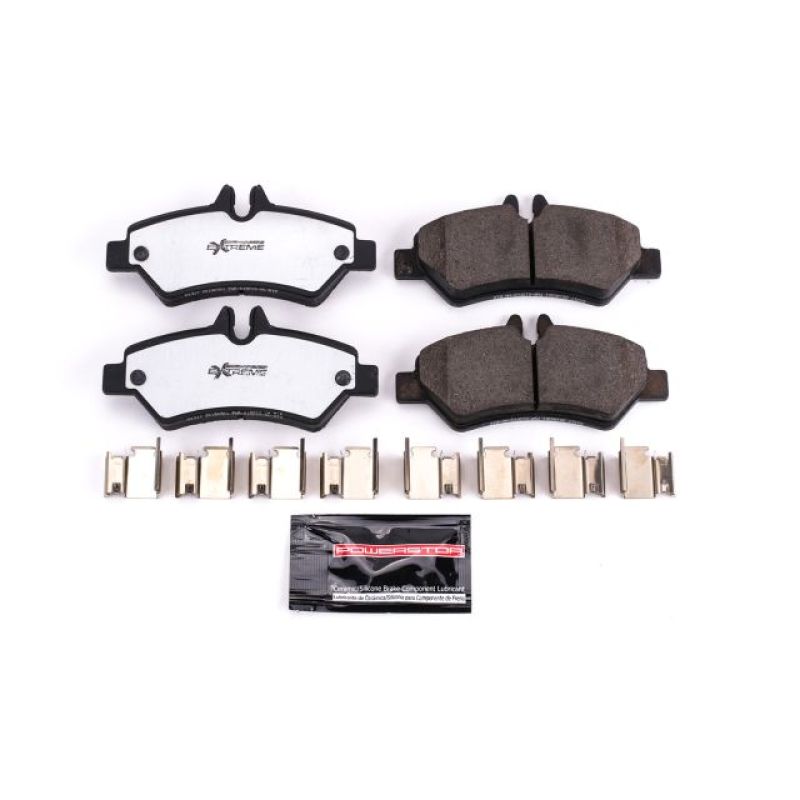 PowerStop - Z36 Truck and SUV Carbon-Fiber Ceramic Brake Pads with Hardware Kit