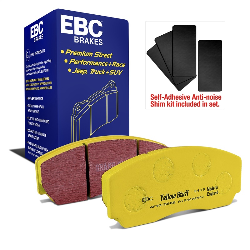EBC 90-00 Aston Martin Vantage 5.3 (Twin Supercharged)(AP) Yellowstuff Front Brake Pads