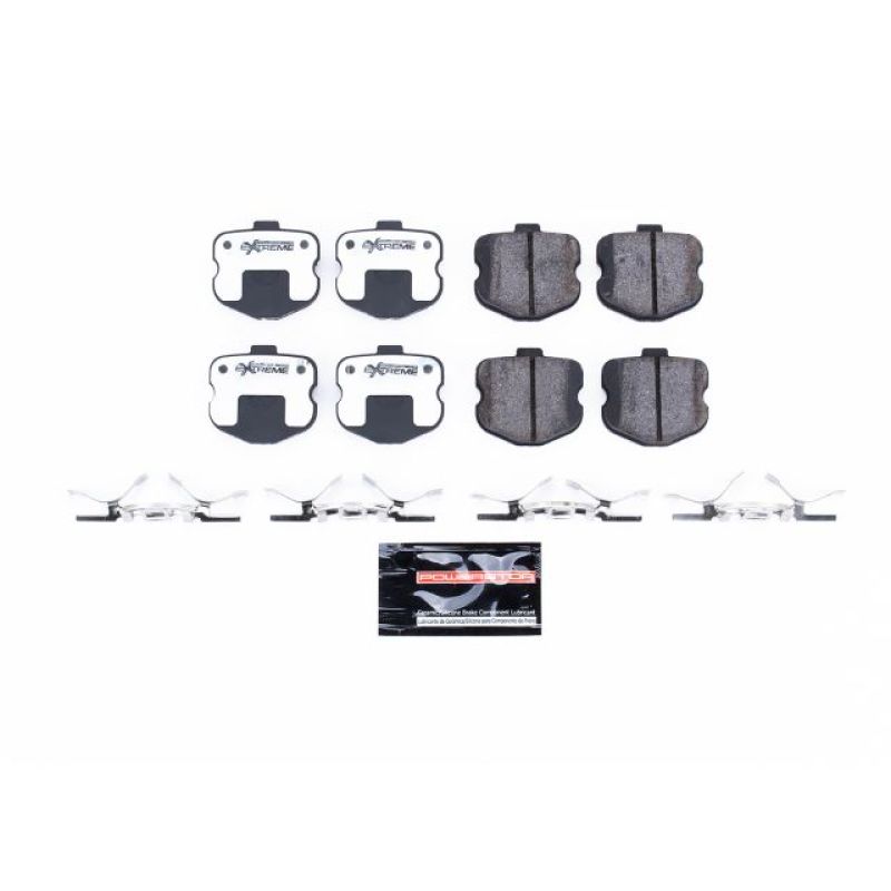 PowerStop - Z26 Performance Carbon-Fiber Ceramic Brake Pads with Hardware Kit