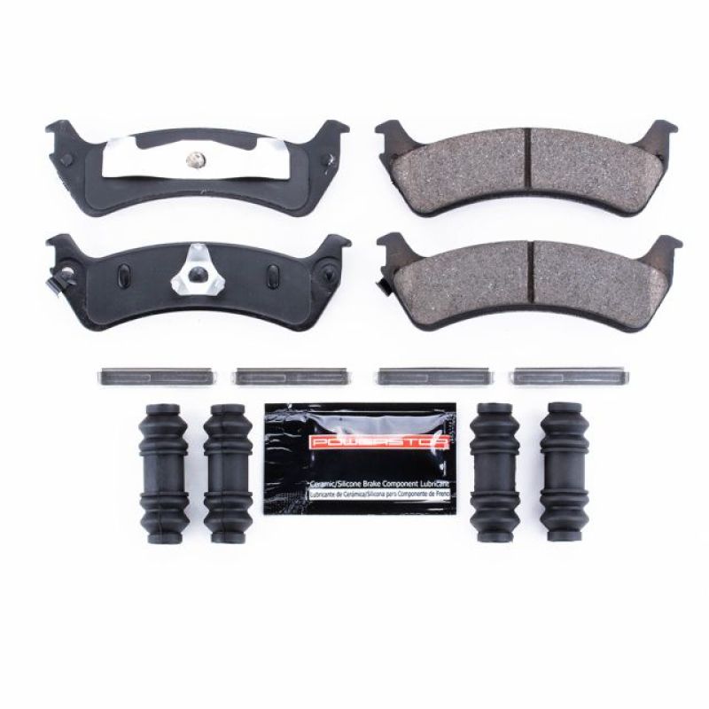 PowerStop - Z23 Daily Driver Carbon-Fiber Ceramic Brake Pads with Hardware Kit