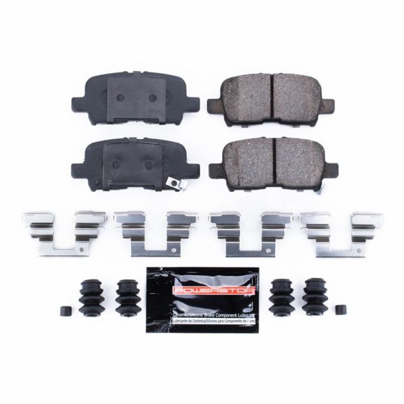 PowerStop - Z23 Daily Driver Carbon-Fiber Ceramic Brake Pads with Hardware Kit