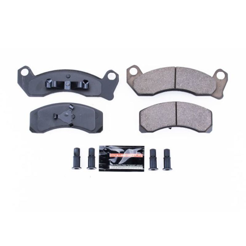 PowerStop - Z23 Daily Driver Carbon-Fiber Ceramic Brake Pads with Hardware Kit