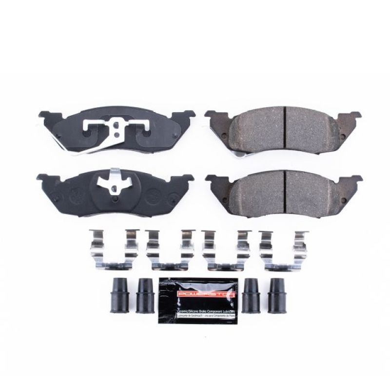 PowerStop - Z23 Daily Driver Carbon-Fiber Ceramic Brake Pads with Hardware Kit