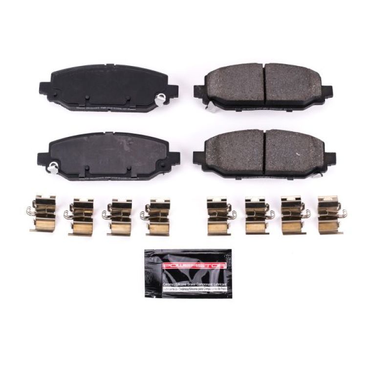 PowerStop - Z23 Daily Driver Carbon-Fiber Ceramic Brake Pads with Hardware Kit