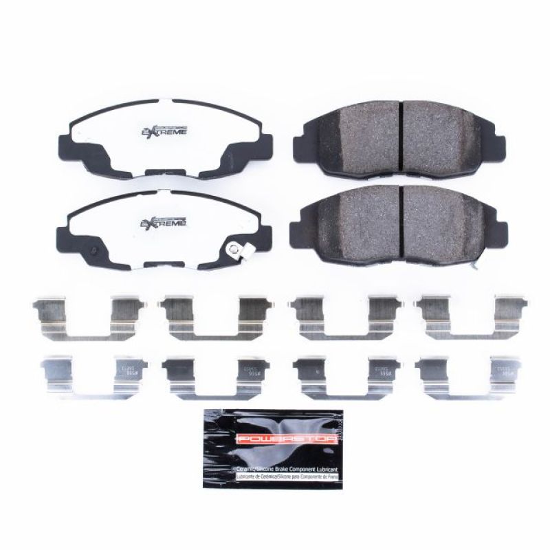 PowerStop - Z26 Performance Carbon-Fiber Ceramic Brake Pads with Hardware Kit