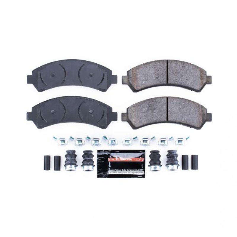PowerStop - Z23 Daily Driver Carbon-Fiber Ceramic Brake Pads with Hardware Kit