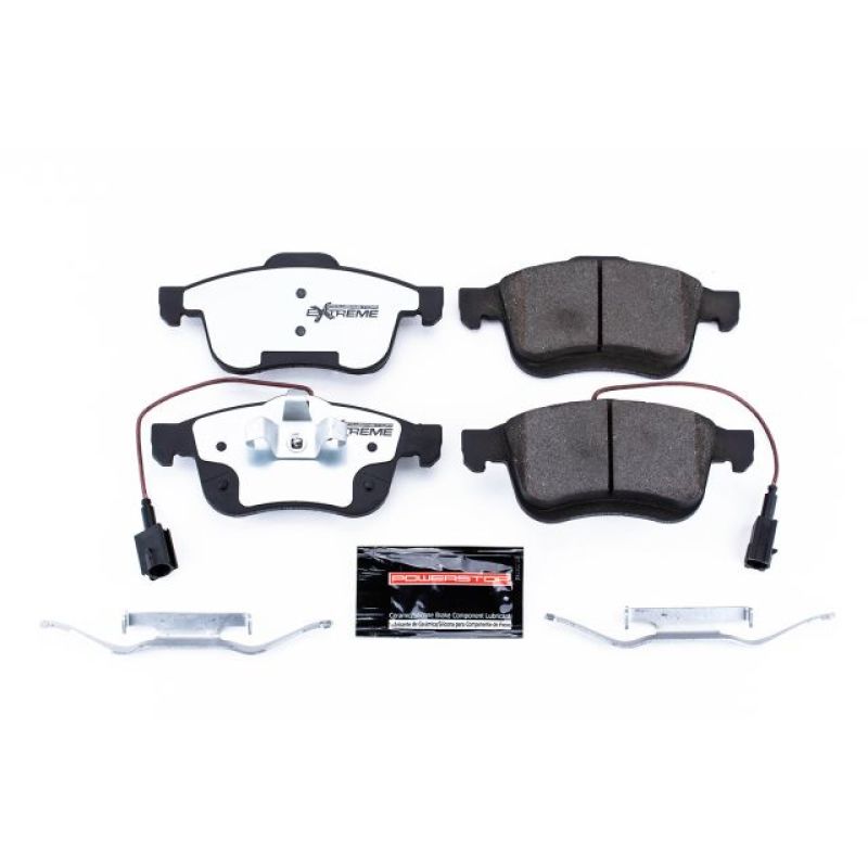 PowerStop - Z36 Truck and SUV Carbon-Fiber Ceramic Brake Pads with Hardware Kit