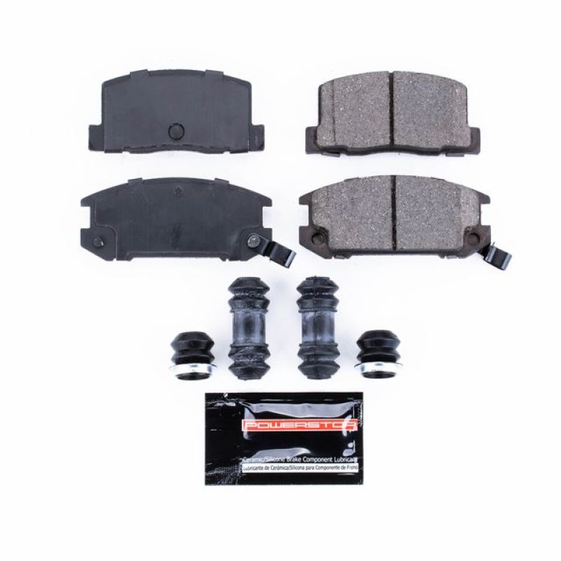 PowerStop - Z23 Daily Driver Carbon-Fiber Ceramic Brake Pads with Hardware Kit