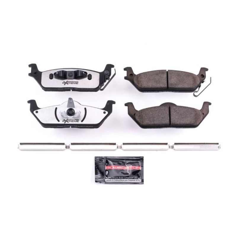 PowerStop - Z36 Truck and SUV Carbon-Fiber Ceramic Brake Pads with Hardware Kit