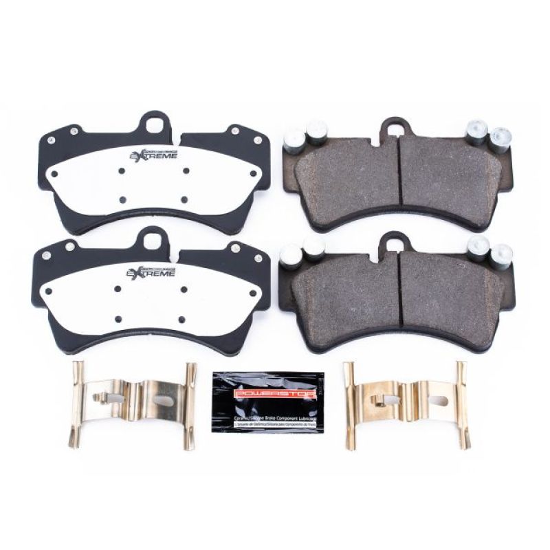 PowerStop - Z26 Performance Carbon-Fiber Ceramic Brake Pads with Hardware Kit