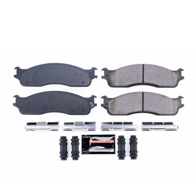 PowerStop - Z23 Daily Driver Carbon-Fiber Ceramic Brake Pads with Hardware Kit