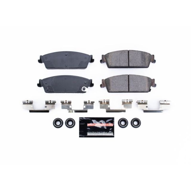 PowerStop - Z23 Daily Driver Carbon-Fiber Ceramic Brake Pads with Hardware Kit