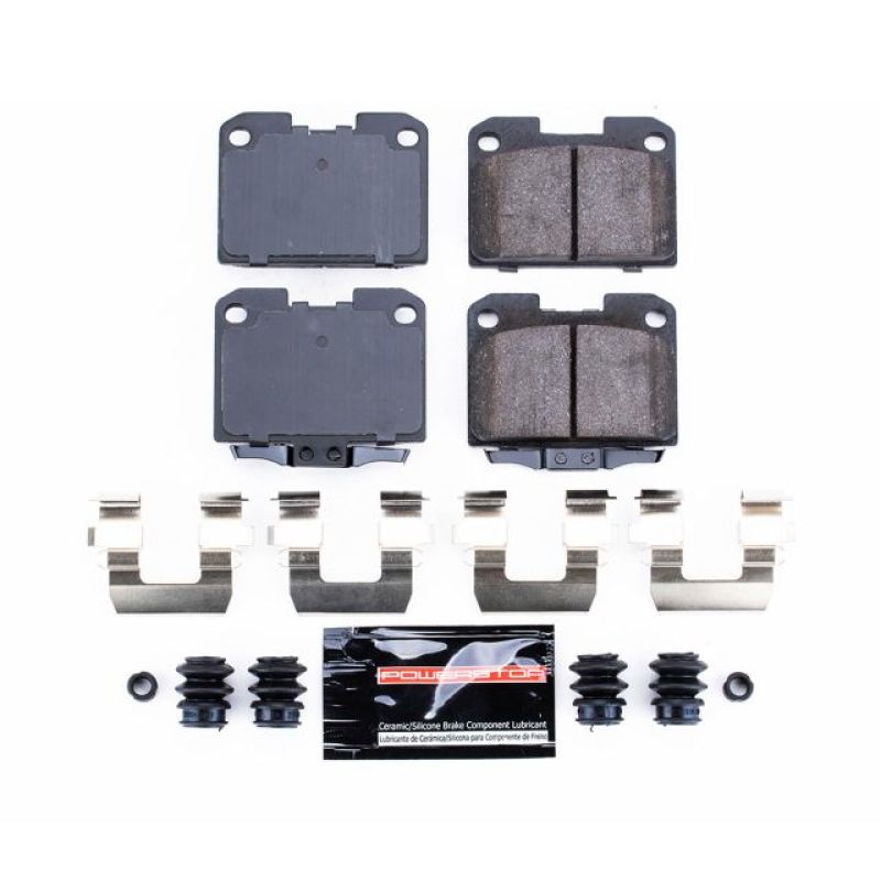 PowerStop - Z23 Daily Driver Carbon-Fiber Ceramic Brake Pads with Hardware Kit