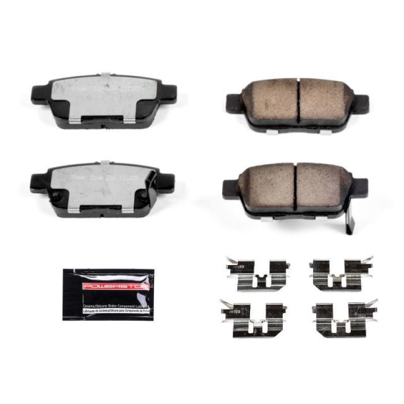 PowerStop - Z36 Truck and SUV Carbon-Fiber Ceramic Brake Pads with Hardware Kit