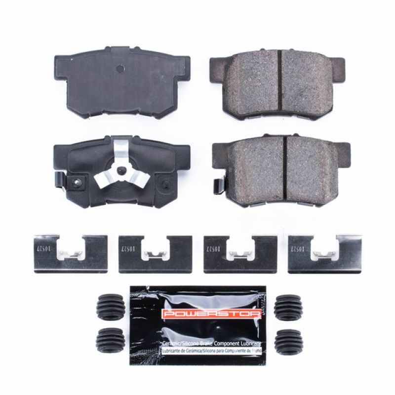 PowerStop - Z23 Daily Driver Carbon-Fiber Ceramic Brake Pads with Hardware Kit