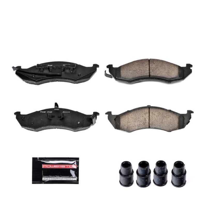 PowerStop - Z23 Daily Driver Carbon-Fiber Ceramic Brake Pads with Hardware Kit