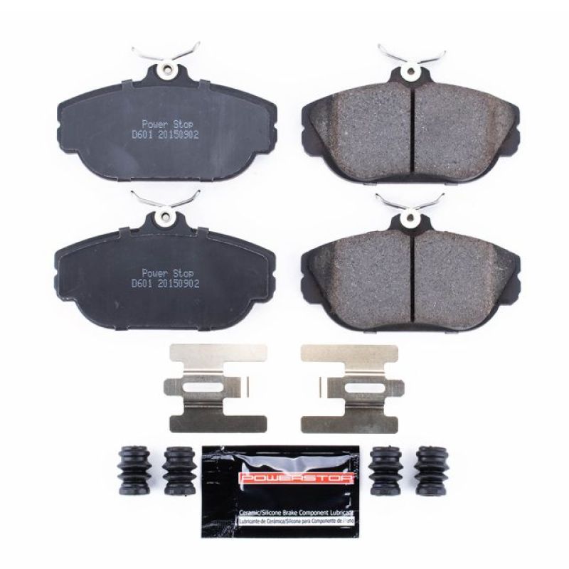 PowerStop - Z23 Daily Driver Carbon-Fiber Ceramic Brake Pads with Hardware Kit