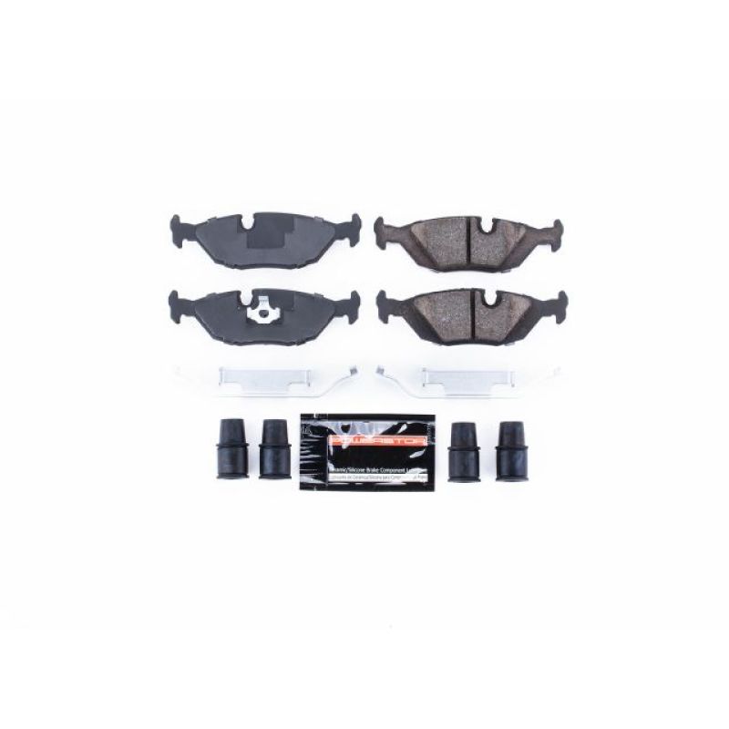 PowerStop - Z23 Daily Driver Carbon-Fiber Ceramic Brake Pads with Hardware Kit