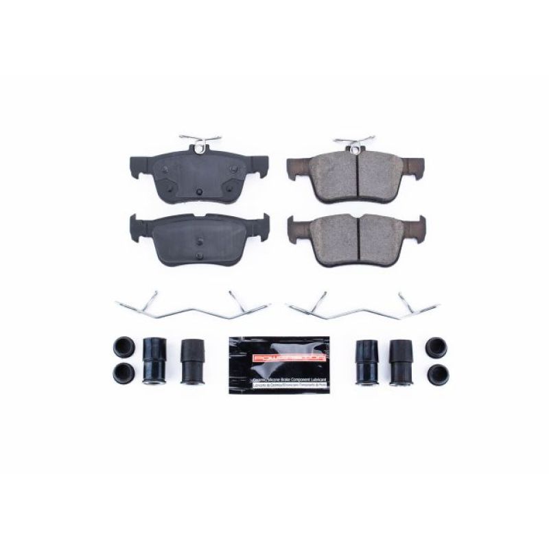 PowerStop - Z23 Daily Driver Carbon-Fiber Ceramic Brake Pads with Hardware Kit