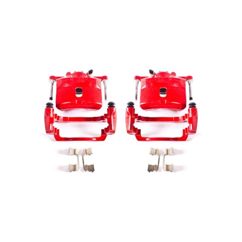 Power Stop 01-05 Acura EL Front Red Calipers w/Brackets - Pair