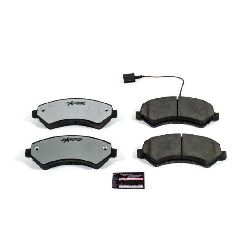 PowerStop - Z36 Truck and SUV Carbon-Fiber Ceramic Brake Pads with Hardware Kit