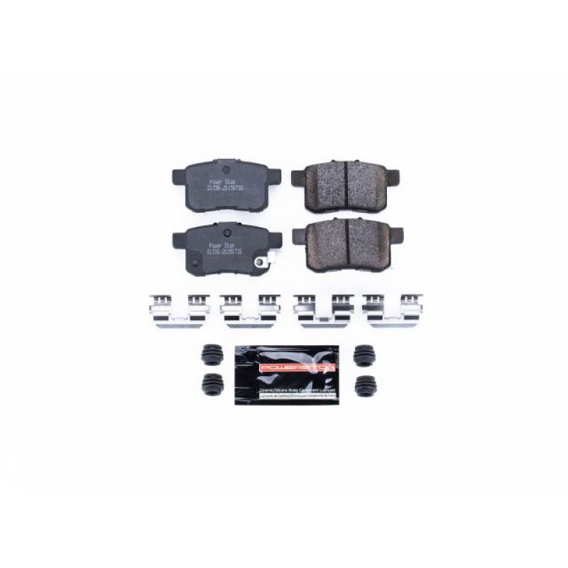 PowerStop - Z23 Daily Driver Carbon-Fiber Ceramic Brake Pads with Hardware Kit
