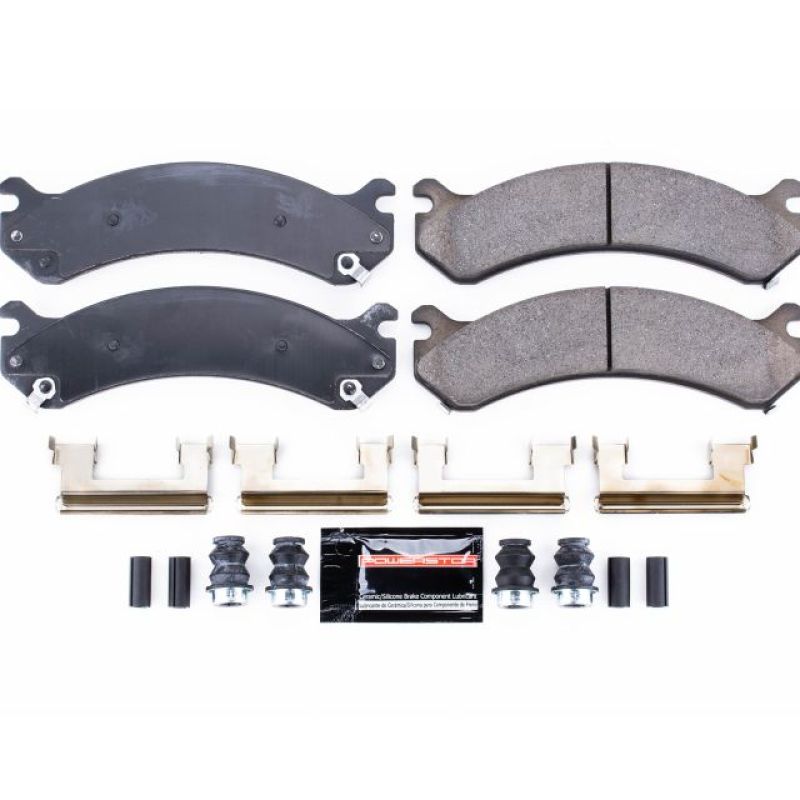 PowerStop - Z23 Daily Driver Carbon-Fiber Ceramic Brake Pads with Hardware Kit