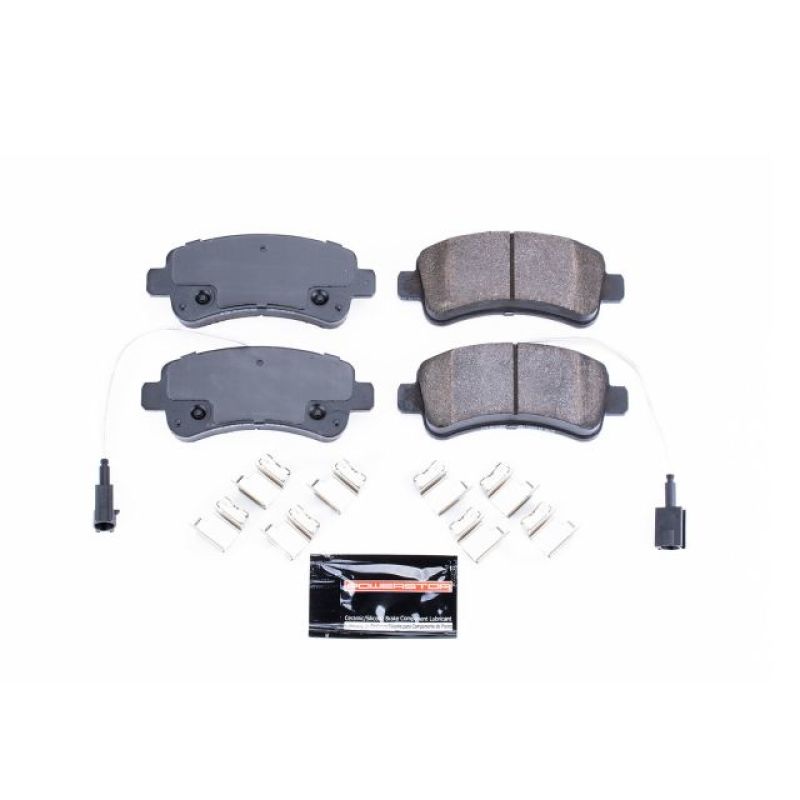 PowerStop - Z23 Daily Driver Carbon-Fiber Ceramic Brake Pads with Hardware Kit