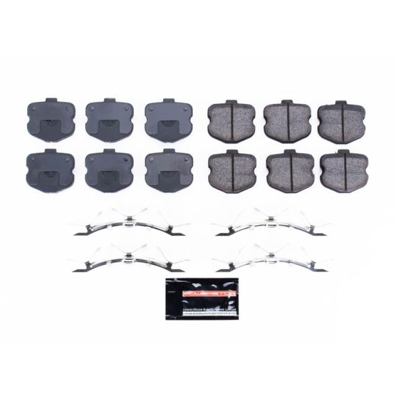 PowerStop - Z23 Daily Driver Carbon-Fiber Ceramic Brake Pads with Hardware Kit