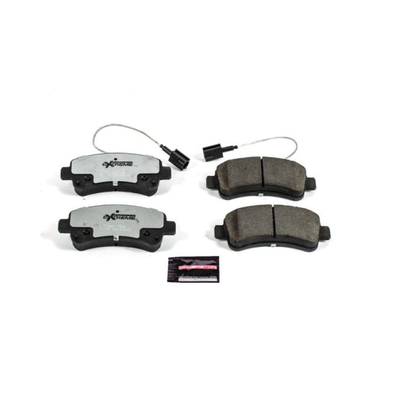 PowerStop - Z36 Truck and SUV Carbon-Fiber Ceramic Brake Pads with Hardware Kit