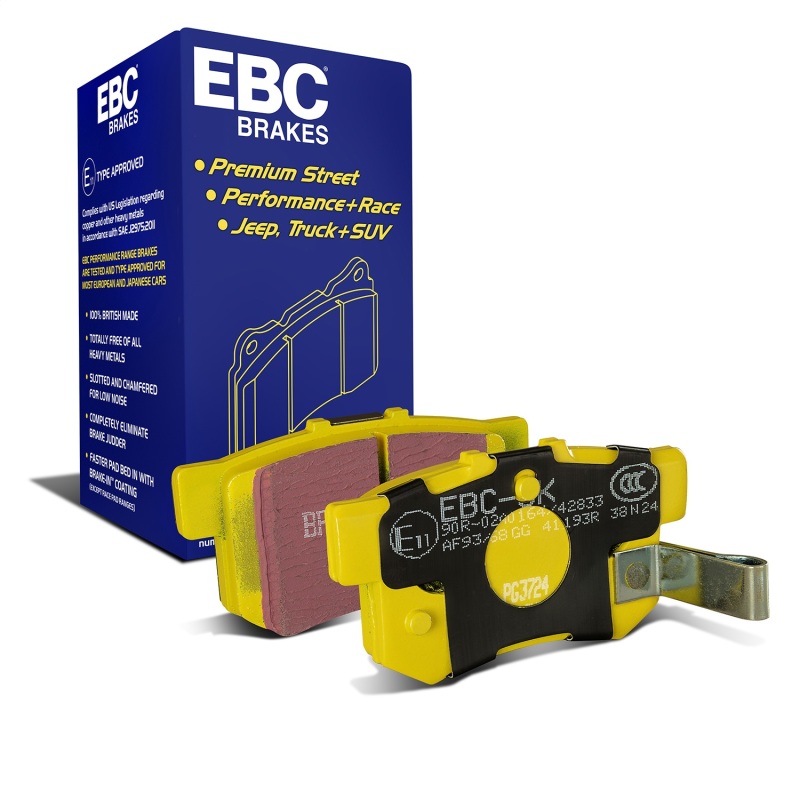EBC 97 Acura CL 2.2 Yellowstuff Rear Brake Pads