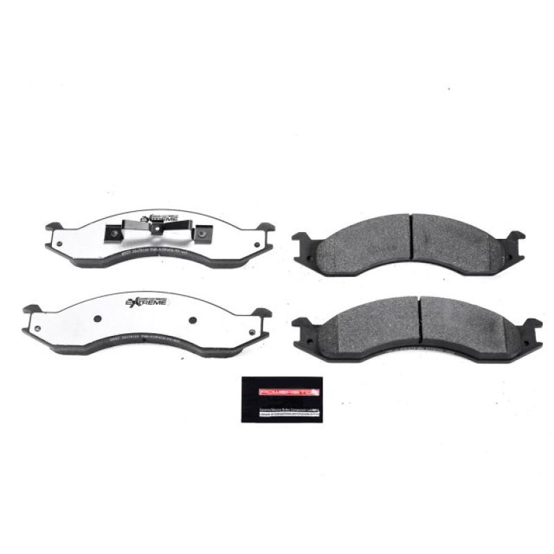 PowerStop - Z36 Truck and SUV Carbon-Fiber Ceramic Brake Pads with Hardware Kit