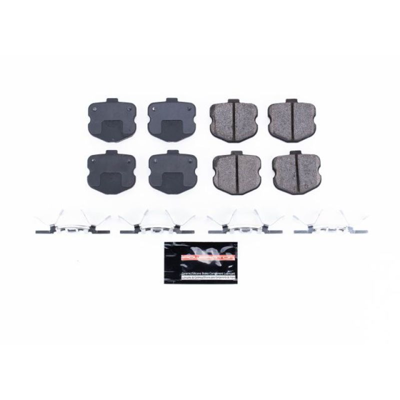 PowerStop - Z23 Daily Driver Carbon-Fiber Ceramic Brake Pads with Hardware Kit